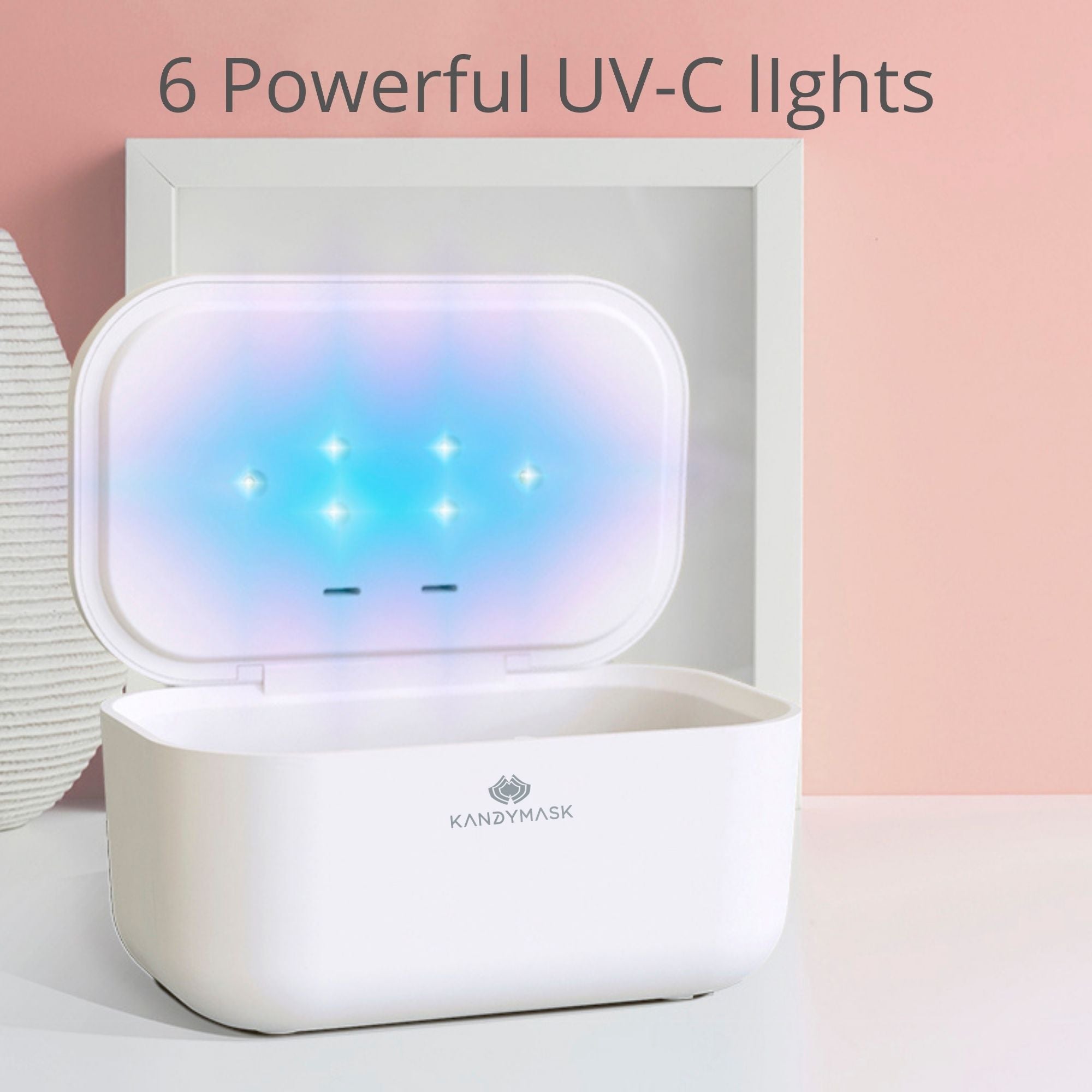 Uv box outlet sanitizer